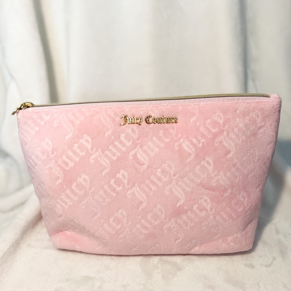 Juicy Couture Pink Cosmetic Bag New